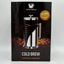 Cold Brew Coffee Maker Cafe du Chateau 34 oz Capacity 304 Grade Stainless Steel Koffiezetapparaten price