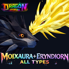 Moixaura + Eryndiorn + Raikami | ALL TYPES | Dragon Adventures | DA | CHEAP Avontuur price