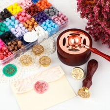Wax Seal Stamp Wax Stampers Wooden Handle Wax Melting Spoon Wax Seal Starter Kit Wax price