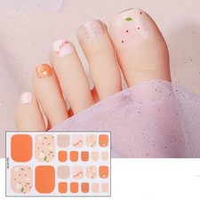 Nail Art Sparkling Summer Toe Nail Wraps Full Cover Polish Stickers (ZXJ153) Nail Polish price
