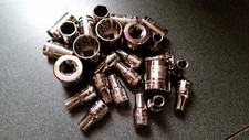 NOS Craftsman Made in USA! 1/4" drive sockets,Short, 6 or 12pt, G2D or G2 stamp Sockets price