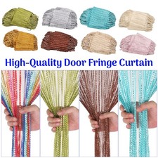 Glitter String Curtain Panels Door Fly Screen Room Divider Voile Net Curtains Snaar Gordijn price