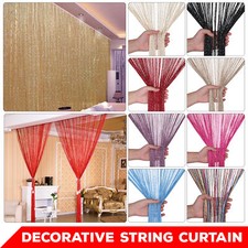 String Curtain Decoration for Patio Door Fly Fringe Screen Room Divider 90x200cm Snaar Gordijn price