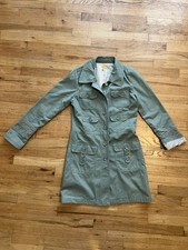 Tulle Girls Canvas Pea Trench Coat Size L Meisjes Trench Jas price