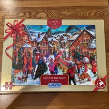 Gibsons 1000 Piece Jigsaw Puzzle Light Up The Night Limited Edition New 8+ Jigsaw price