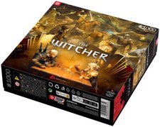 THE WITCHER PLAYING GWENT PUZZLE JIGSAW 1000 pcs NEW BOX COLLECTOR'S GOOD LOOT Jigsaw price
