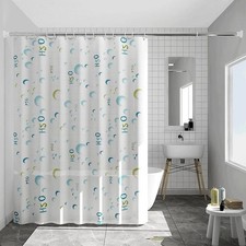 Toilet Thickened Partition Non Perforated Shower Curtain Rod Set Waterproof Gordijn Set price