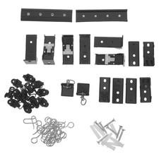 1 Set Heavy Duty Ceiling Curtain Track Gliders Hooks and Mounting Brackets Gordijn Set price