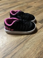 K-Swiss Infant Toddler Girls Classic Shoes Sneakers Sz 6 Black/Pink Excellent Meisjes klassieke Schoenen price
