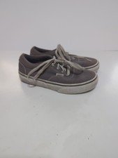 VANS Classic Shoes Sz 2 Sneaker Boys Girls Youth Gray Fabric Lace Up Skateboard Meisjes klassieke Schoenen price