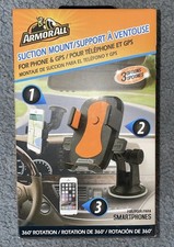 ArmorAll Suction Mount for Smartphones or GPS Devices- Fits Most!  New In Box GPS apparaten price