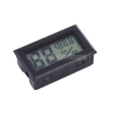 Digital LCD Indoor Temperature Humidity Meter Thermometer Hygrometer Black S Thermometer & Hygrometer price