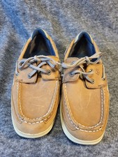 Sperry Top-Sider Lanyard Boys Boat Shoes Brown Leather Non-Slip US 3.5 EU 35.5 Jongens Boat Schoenen price