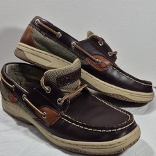 Sperry Top-Sider Bluefish LC Boys Boat Shoes Brown Leather Non-Slip Size 6M Jongens Boat Schoenen price