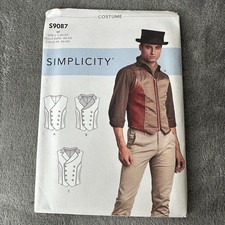 Simplicity S9087 Mens Corset Vest Sewing Pattern BB Size 46-52  Costume Trendy Heren Corset price