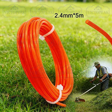 2.4mm x 5M Garden Strimmer Trimmer Line Nylon Cord Grass Brush Cutter Wire UK Borstel Cutter price
