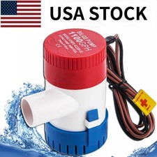 1100GPH 12V Electric Marine Submersible Bilge Sump Water Pump For Boat 3/4" Hose Submersible pomp price
