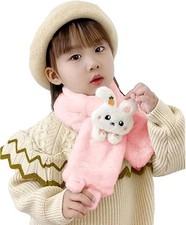 Kids' Scarf - Fluffy Neck Warmer for Cold Weather, Length: 75 x 10cm, Pink Kinder nekwarmer price