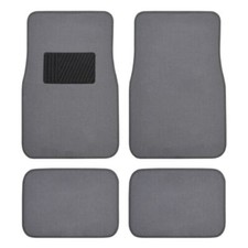 Car Floor Mats for Auto 4pc Carpet Semi Custom Fit Heavy Duty Heel Pad Med Gray Custom Auto Mats price