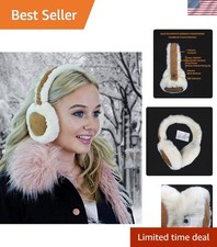 ALZO Bluetooth Earmuff Headphones Fashion Accessory - Color Cream Caramel Dames koptelefoons price