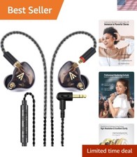 Wired Earbuds in-Ear Headphones with Mic, Noise Cancelling Bass Driven HiFi E... Dames koptelefoons price