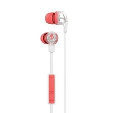 Skullcandy Dime Womens In Ear Headphones with Mic Mash-Up/Clear/Coral Dames koptelefoons price