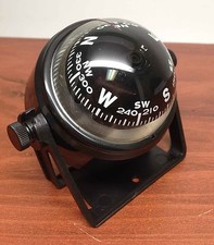 PactradeMarine Boat Sport 2.25" D Compass With Black Bracket Visible Luber Line Compass price