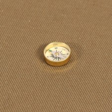 Brass 15mm Mini Button Compass RAF Escape and Evasion Survival   NAV338 Compass price