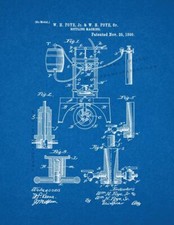 Bottling Machine Patent Print Blueprint Blueprint Machine price