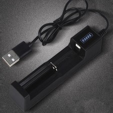 18650 Batteries Charger Box Single Slot ABS USB Charging Smart Charger Batterij Charger price