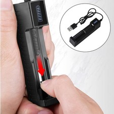 18650 Batteries Charger Box Single Slot ABS USB Charging Smart Charger Adapter Batterij Charger price