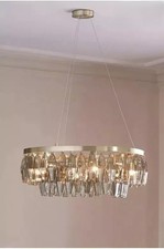 Next Valerian 6 Light Pendant Chandelier Ceiling Light rrp £299. Chandelier price