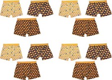3/6/12 Pk Boys Boxer Shorts Funny Face Boxer Soft Cotton  Brief Trunks Pants Jongens boxershort price