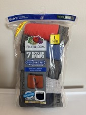 Fruit of the Loom Boys Boxer Briefs Large (14-16) Tag Free 7 Pack Multicolor Jongens boxershort price
