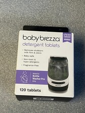 Baby Brezza Official Detergent Tablets - 120 Count bottle washer pro clean label Reinigingsmiddel voor speen en fles price