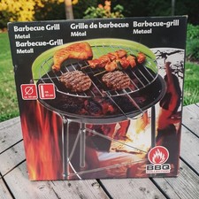 Round Metal Charcoal BBQ Grill 33cm Portable Garden Camping Barbecue Tuin Grill & Barbecue price