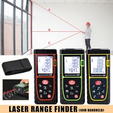 Digital Laser Distance Meter 40M Rangefinder Handheld LCD Laser Measure IP54 Laser Meter / Distance Meter price