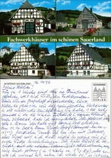 Ansichtskarte .Nordrhein-Westfalen Fachwerkhäuser im schönen Sauerland 1985 Werk Schoenen price