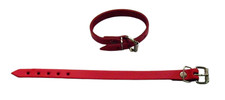 Lederriemen Rot Schnallenriemen 1,1 x 35,0 cm Riemen & Kinderwagen Hänger Plane Kinder riemen price