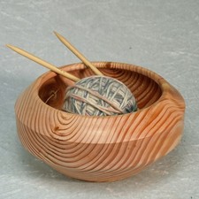 Stylische Garnschale aus Douglasie, stricken, häkeln Hand Gereedschap Accessoires price