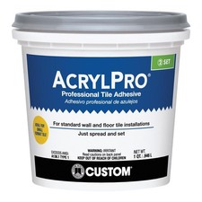 Custom Building Products AcrylPro Ceramic Tile Adhesive 1 qt Tile Adhesive Mortar price