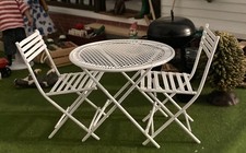 1:12 Dollhouse Miniature Decorative Metal Wire Garden Table And Chairs Furniture Tuin meubels Set price