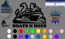 Boats and Hoes Boat Decal Graphic Car Window Auto Truck Trailer Sticker Auto Hoes price