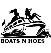 Small 5" Boats N Hoes Step Brothers Vinyl Car Bike Van Laptop Waterbottle Decal Auto Hoes price