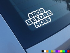 BROS BEFORE HOES FUNNY CAR STICKERS DECALS DUB JAP DRIFT BUMPER WINDOW NOVELTY Auto Hoes price