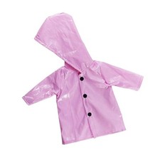 43cm Baby Dolls Raincoat Fit AG 18 Inch Dolls Accessory Pink Baby Raincoat price