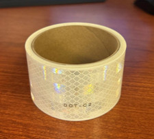 One 2" x 10' Roll of 3M 983-10 Diamond Grade Solid White DOT-C2 Reflective Tape Tape price