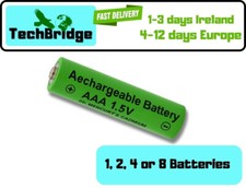 AAA 1.5V Rechargeable Battery – 1/2/4/8 Pack – For Standard AAA Chargers Standard & Rechargeable Batteries price