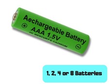 AAA 1.5V Rechargeable Battery – 1/2/4/8 Pack – For Standard AAA Chargers Standard & Rechargeable Batteries price