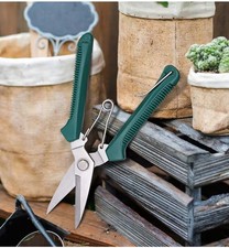 Stainless Steel Pruning Shears Straight Blade Garden Scissors Non Slip Handle Bo Pruning Shears price